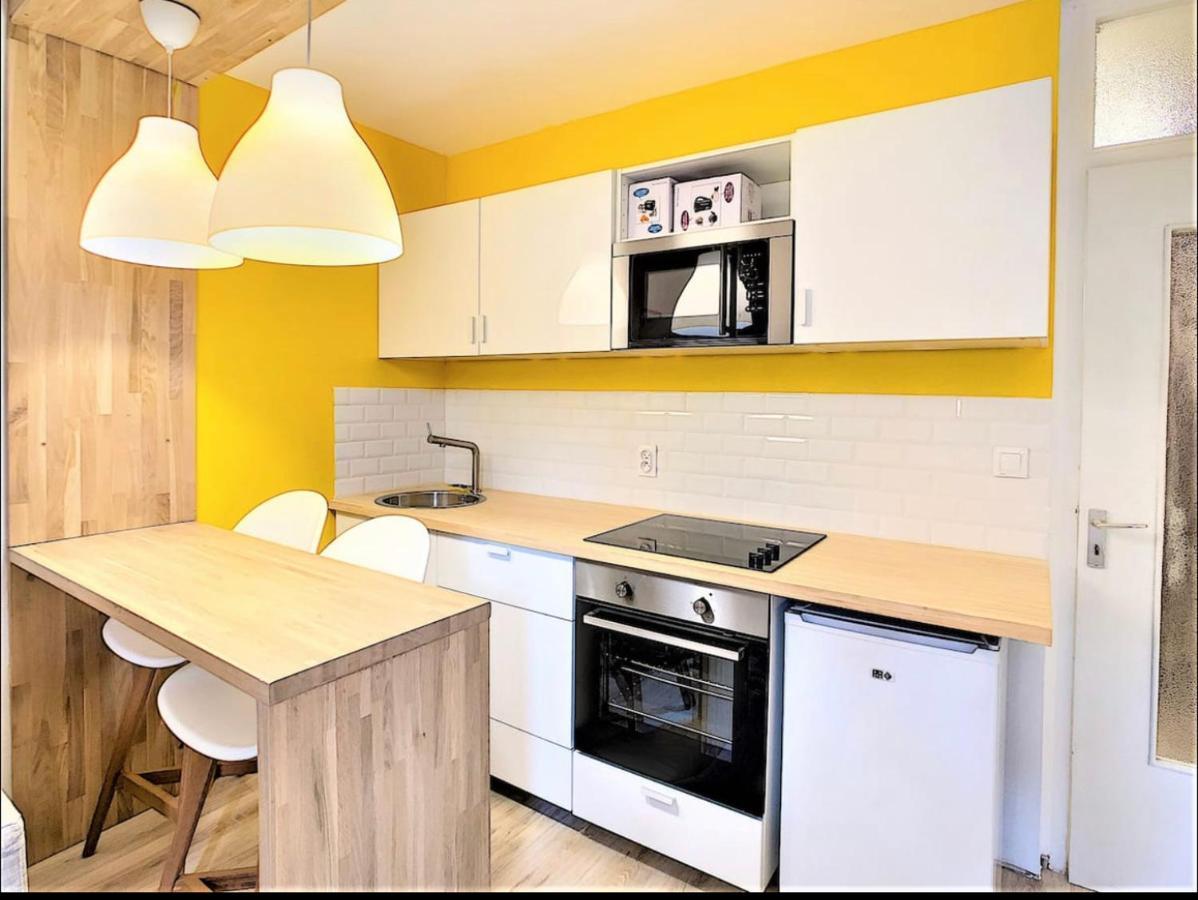 Centre Saint-Gervais Studio Jaune Moderne Proche Telecabine 2 Pers Exterior foto